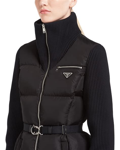 prada vest women|Prada puffer jacket women's.